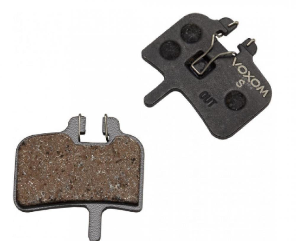 Voxom Scheibenbremsbeläge Bsc10 semi-metall für Hayes Promax, 2 Stück mit Federclip.
