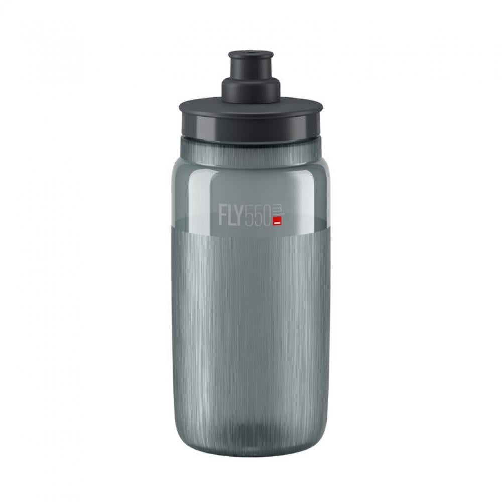 ELITE Trinkflasche Fly Tex Smoke 550 ml - ultraleichte Sport-Trinkflasche für hohe Performance
