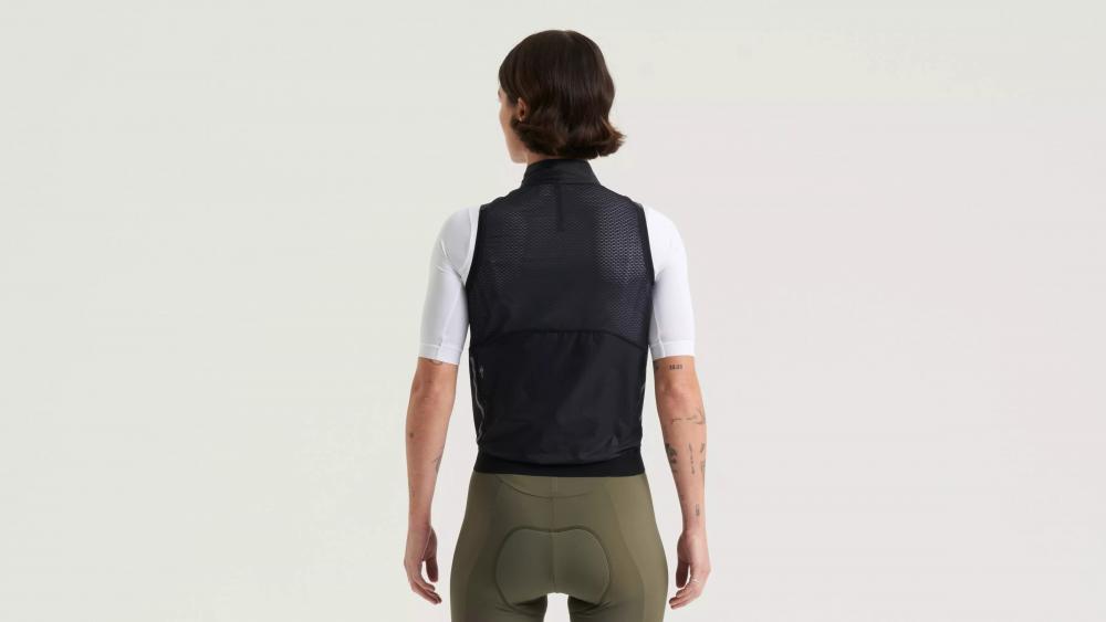 PRIME WIND VEST WMN BLK L - Damen Windweste Schwarz Größe L - Bekleidung