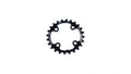 STRONGLIGHT KETTENBLATT CT2 SCHW 4A SRAM/SHIM/STR 64MM 28Z