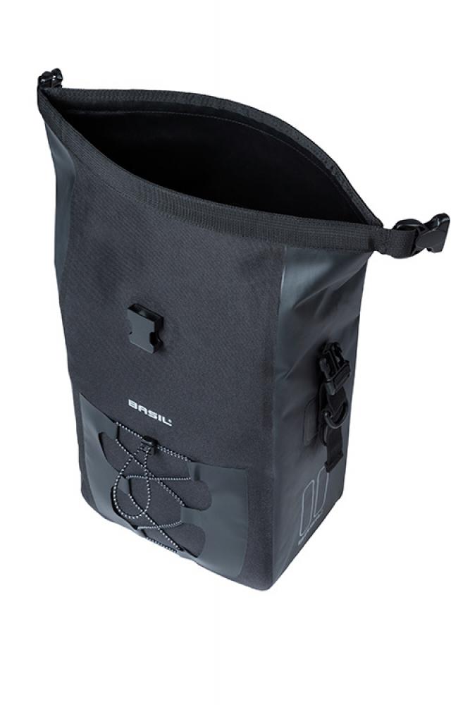 Basil Seitentasche Navigator Waterproof Single schwarz 25x14x34 cm 15l