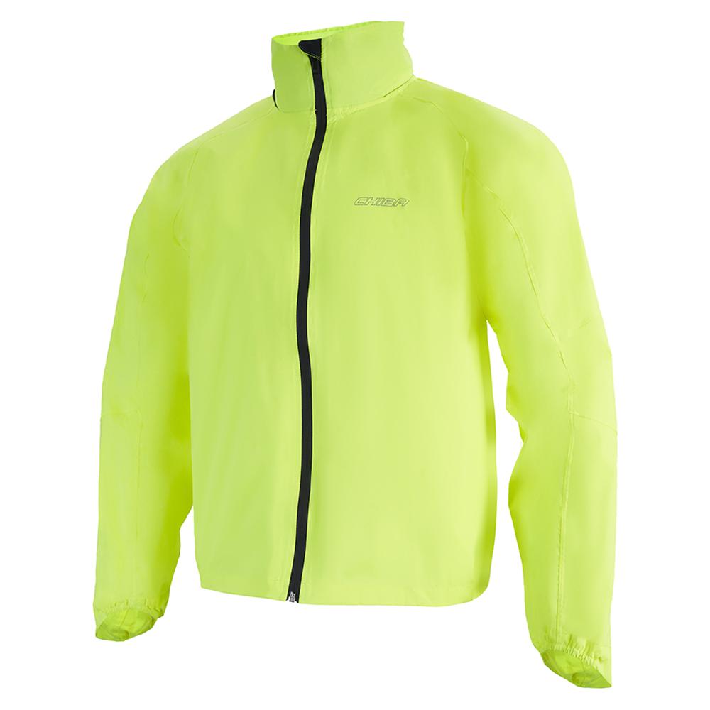 CHIBA Rainjacket - wasserdicht, winddicht, atmungsaktiv, neongelb, Größe M