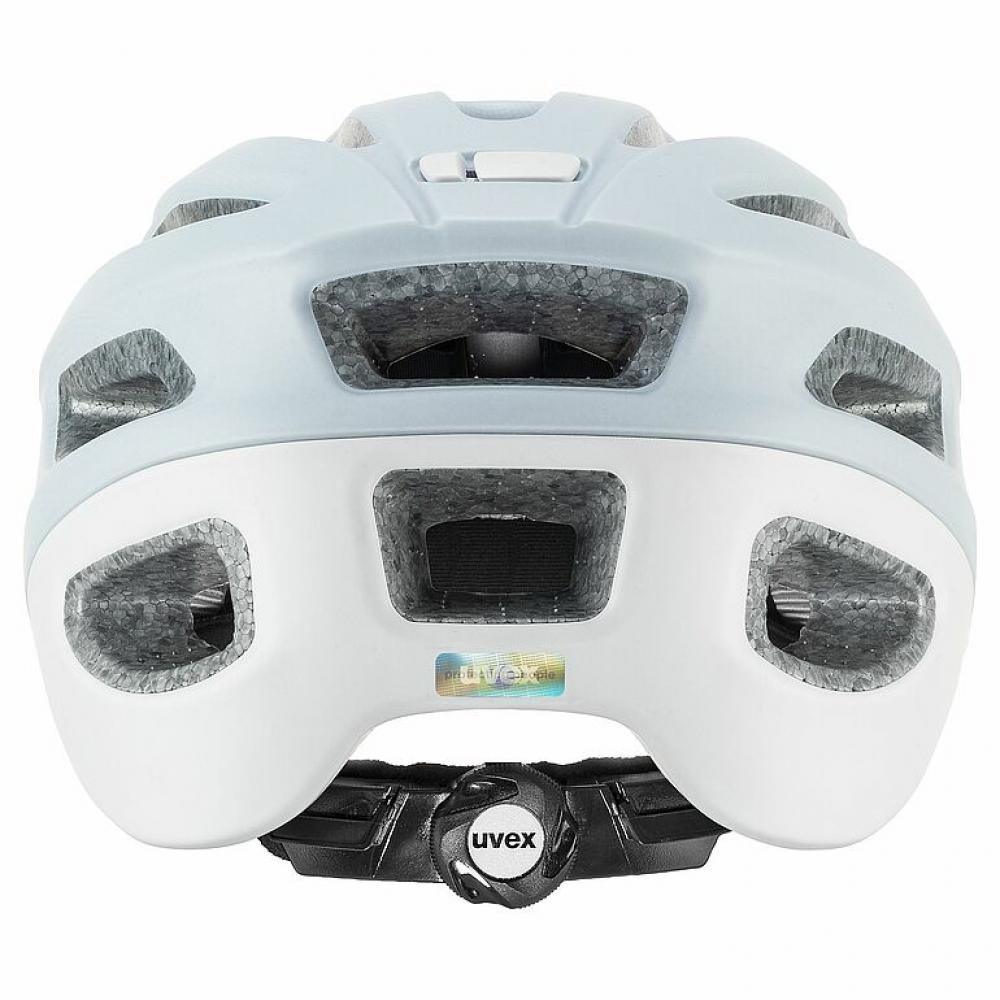 uvex True cc Damen-Fahrradhelm Cloud-White matt 52-55 cm, 17 Belüftungen, Zopf-Aussparung, LED-ready