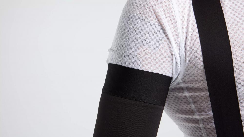 RACE RAIN ARM COVER BLK L - Schwarze Regen-Armwärmer Größe L - Bekleidung