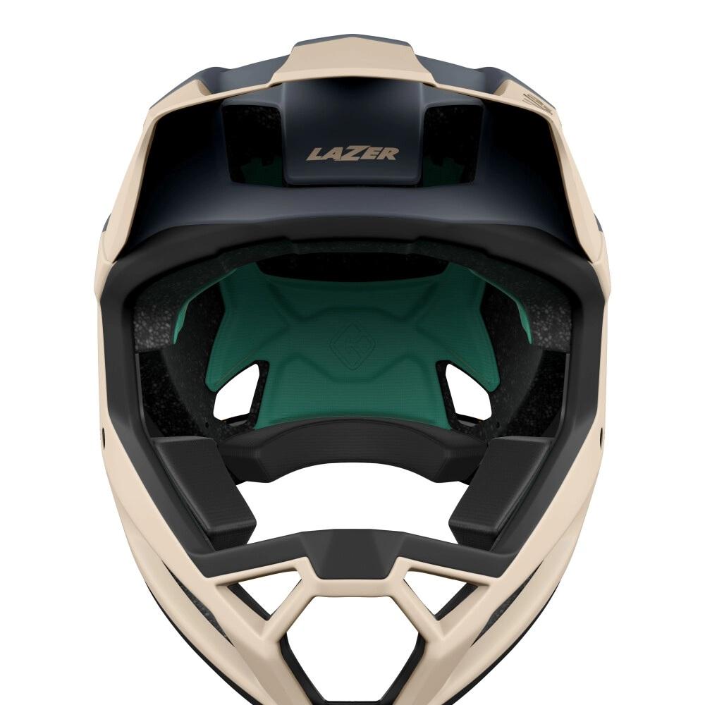 LAZER Helm Cage KinetiCore MTB/Downhill Matte Sand XS - maximaler Schutz für harte Trails