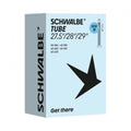 Schwalbe SCHLAUCH SCV19 40/62-584/635 60mm, zuverlässiger Fahrradschlauch für 27.5/28/29 Zoll Räder.