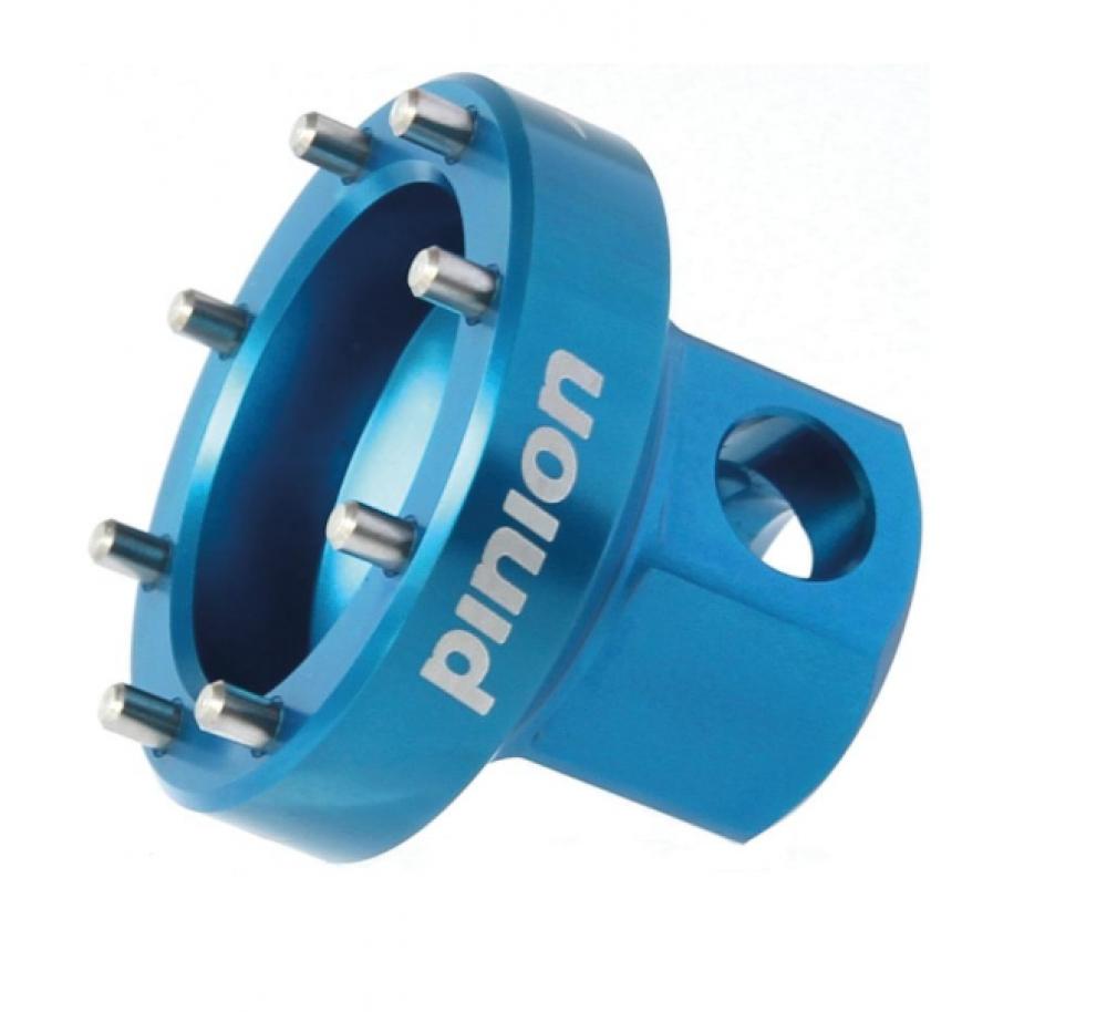 PINION Lockringwerkzeug SL aus Aluminium für Kettenrad/Riemenscheiben-Montage am Getriebe, 1/2" Antrieb.