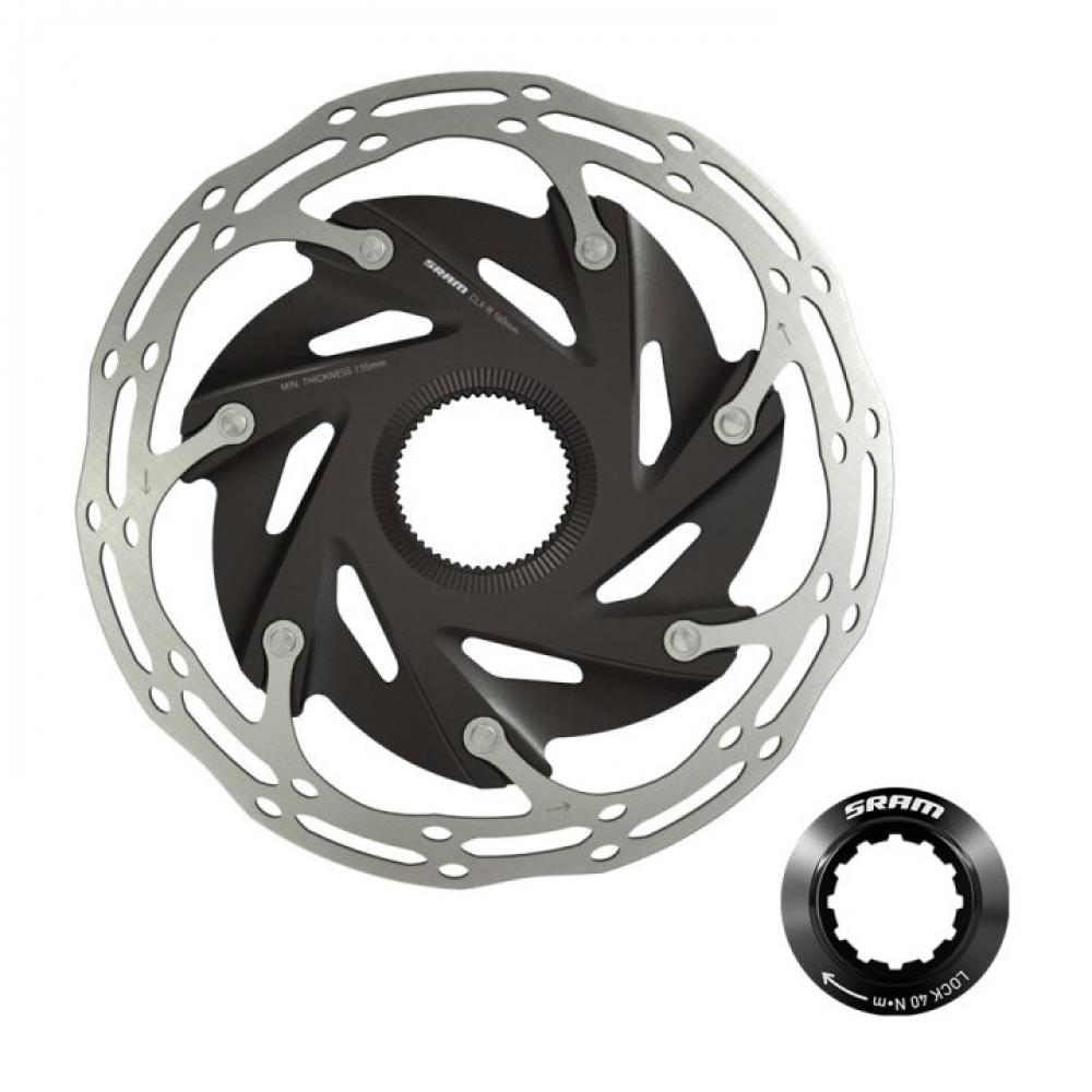 SRAM Centerline XR Rounded Centerlock 140 mm - leise, präzise Hochleistungs-Bremsscheibe