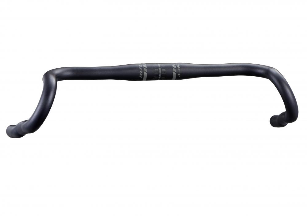 Ritchey Comp VentureMax V2 Gravel-Lenker 31,8 mm, 46 cm, 102 mm Drop, 75 mm Reach, 24° Flare, 4,6° Backsweep, ergonomisch, Aluminium, Di2-kompatibel, schwarz