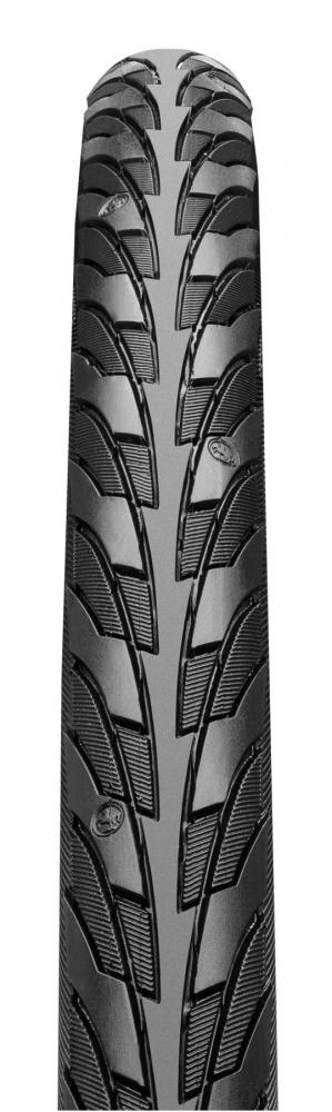 Continental Conti Contact Reflex Fahrradreifen 32-622 schwarz mit Reflexstreifen und E-25 Zulassung.