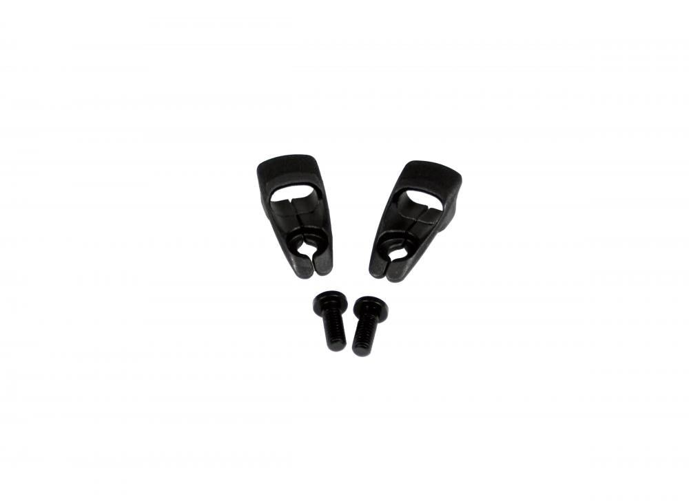 HOOD Abdeckkappe CBG HOOD SCOOP - ICR ENTRY PORT 2-CABLE SPLIT PLASTIC COVER NARROW PROFILE W/ BOLTS (2 PCS.) - CBG HOOD SCOOP, ICR ENTRY PORT, 2-CABLE SPLIT PLASTIC COVER