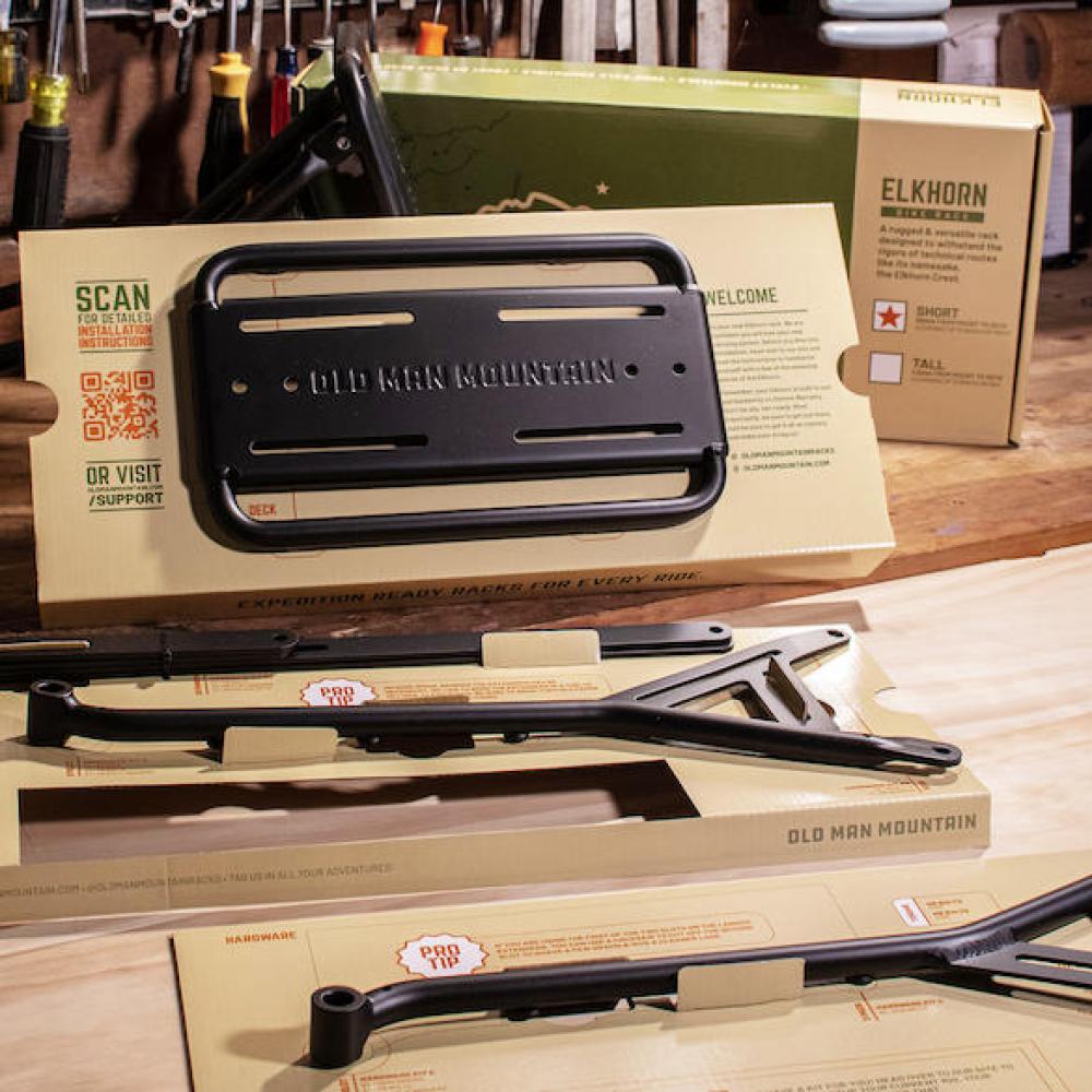 Old Man Mountain Gepäckträger Elkhorn Groß Schwarz - vielseitiger Front- & Heckträger