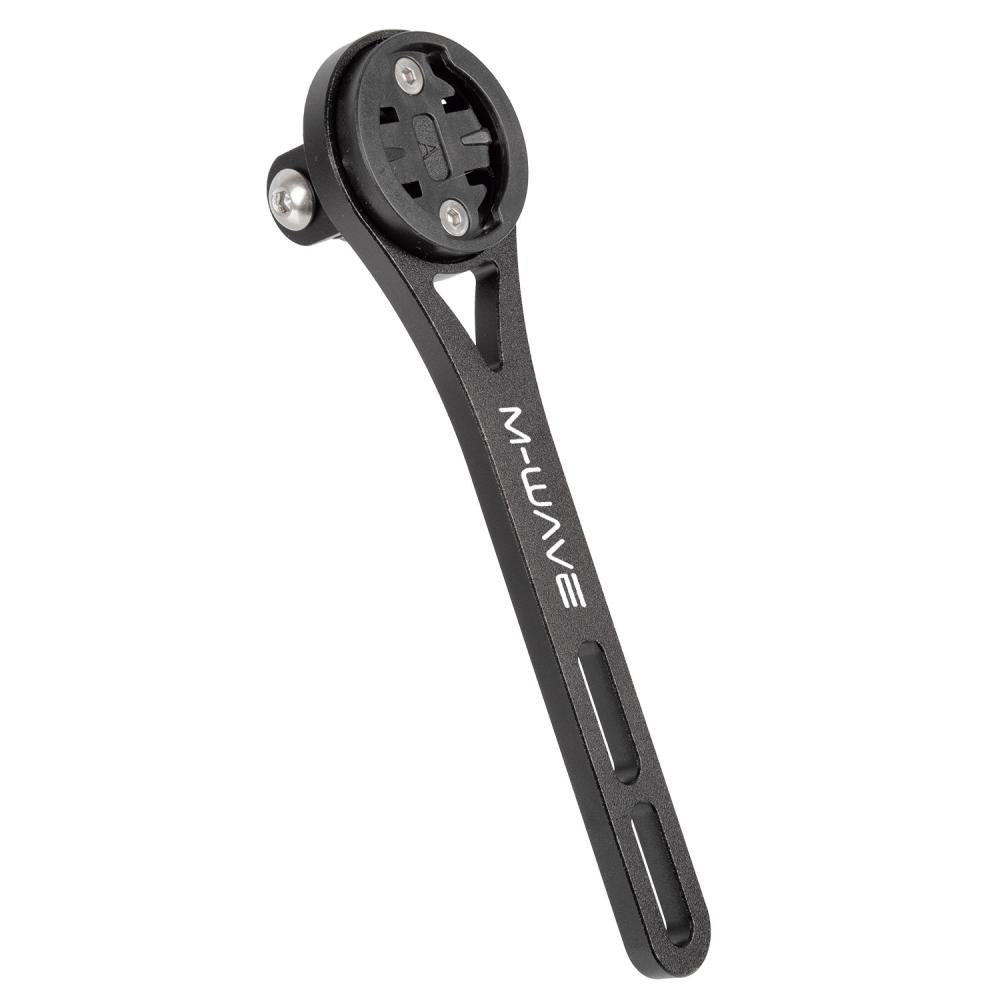 M-WAVE Davenport AeroSpoon Lenkerhalter CNC-gefräste Aluminium-Universalhalterung für Fahrrad-Computer & Action-Cam