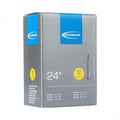 Schwalbe SV10 Fahrradschlauch 24 Zoll 40/62-507 mit 60mm Sclaverandventil in der Originalverpackung.