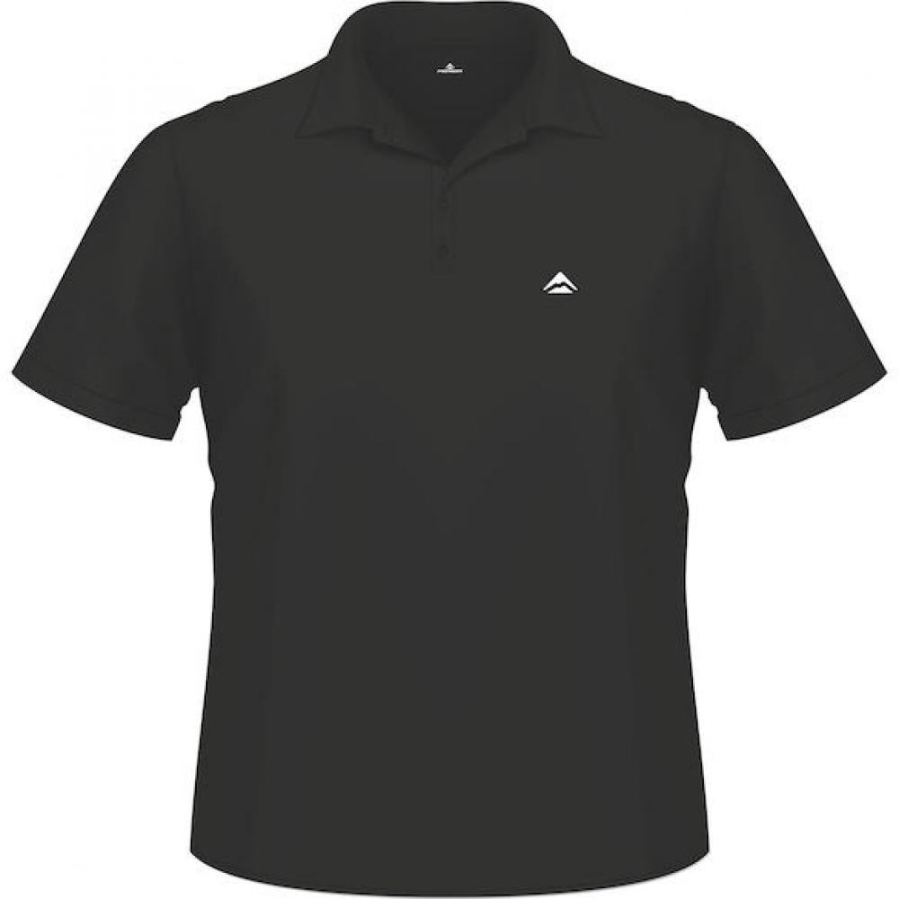 Merida Polo-Shirt MERIDA Logo MY25 schwarz XXL Schwarz - sportliches Freizeit- & Teamshirt