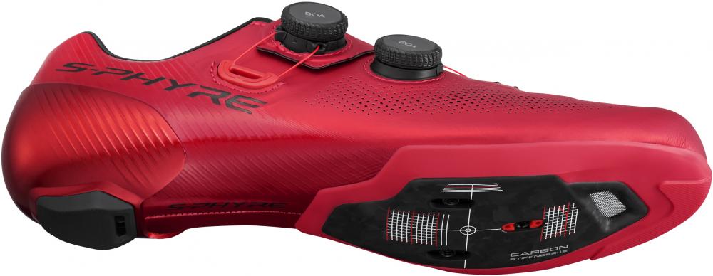 SHIMANO Fahrradschuhe RC903 - Road SPD-SL, Größe 45, Rot