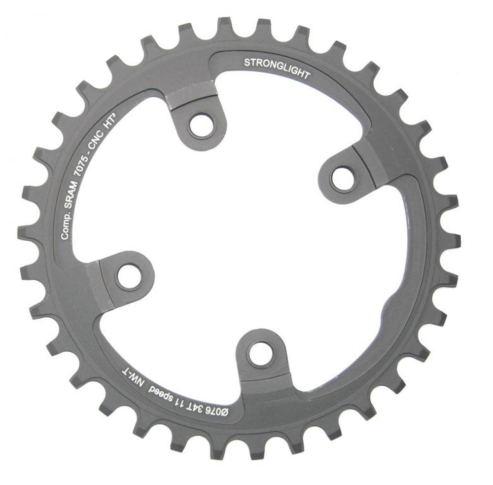 Stronglight Kettenblatt SRAM XX1 1x11 76mm 4-Arm 34Z HT3 CNC 7075 NW-T