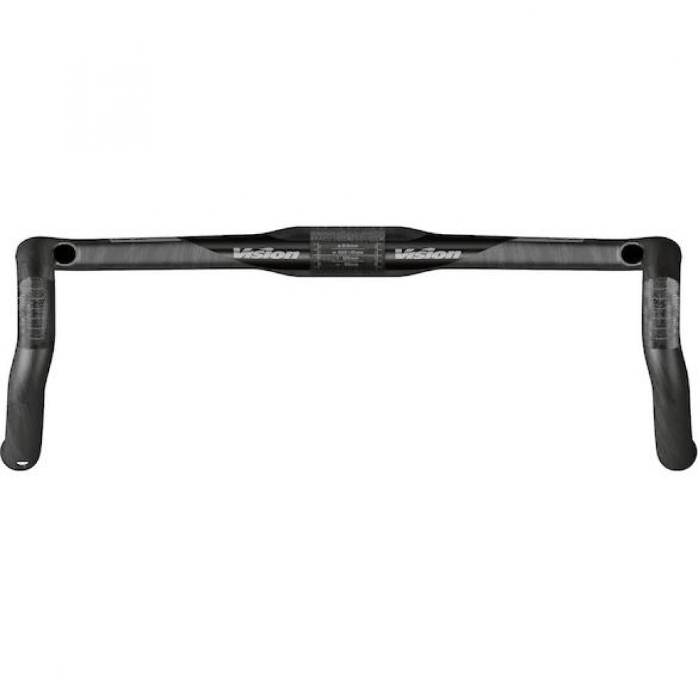 Vision Lenker Trimax Carbon Aero 31,8 x 420 mm Schwarz - aerodynamischer Carbon-Rennradlenker