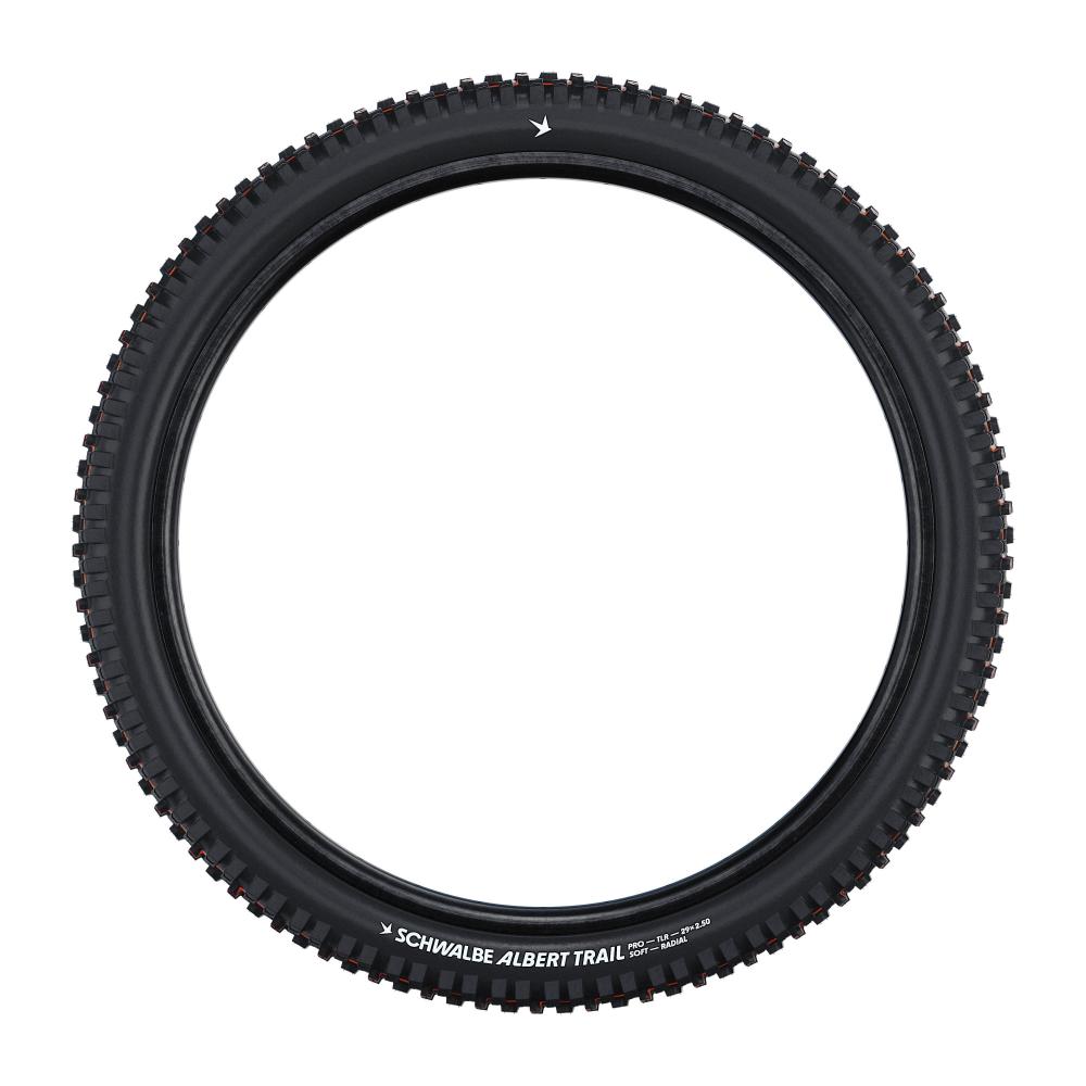 Schwalbe FALTREIFEN ALBERT RADIAL Trail Pro Ultra Soft 63-584 Schwarz - maximaler Grip & Kontrolle
