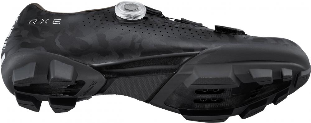 SHIMANO Fahrradschuhe RX600 - Gravel SPD, Unisex, Größe 48, Schwarz
