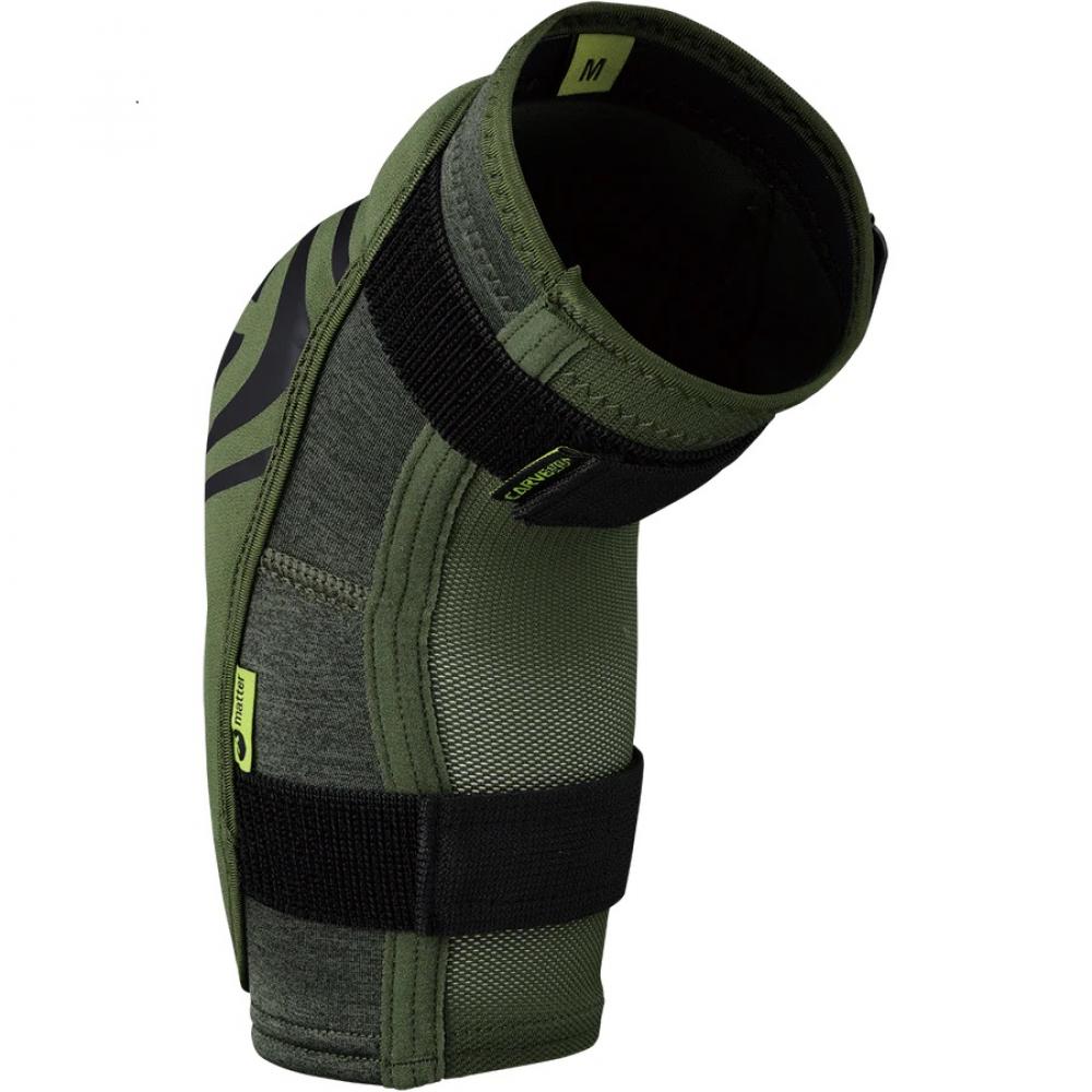 IXS Sports Division iXS Carve EVO+ elbow guard KL olive - leichter Ellbogenprotektor für harten Einsatz