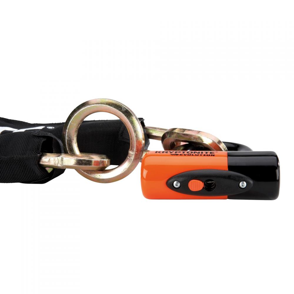 Kryptonite New York Cinch Ring Lock 1213 - Hochsicherheits-Kettenschloss für Fahrrad und E-Bike - Panzerkabelschloss