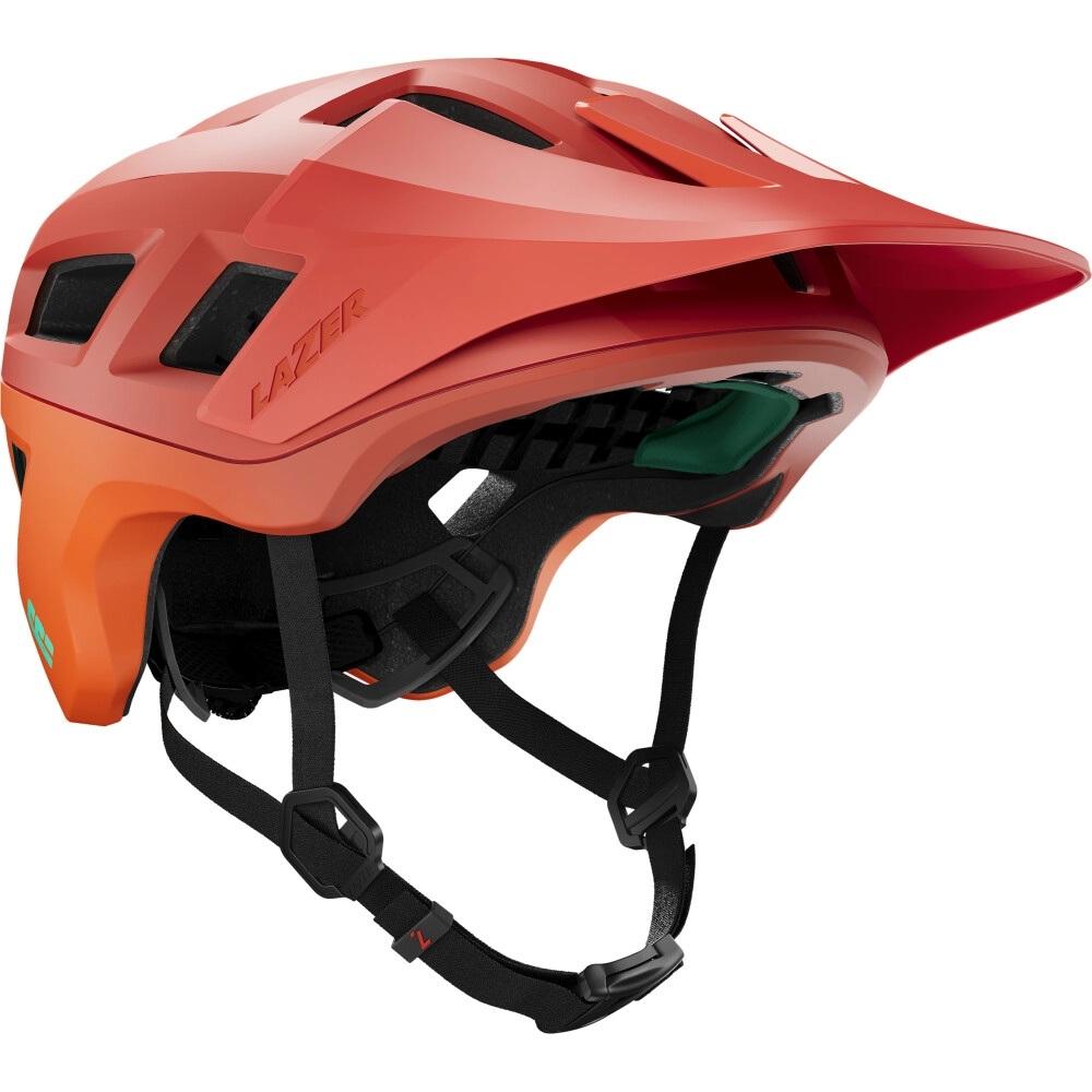 LAZER MTB-Helm Coyote KinetiCore, orange S - sicherer Trail-Helm mit Top-Belüftung
