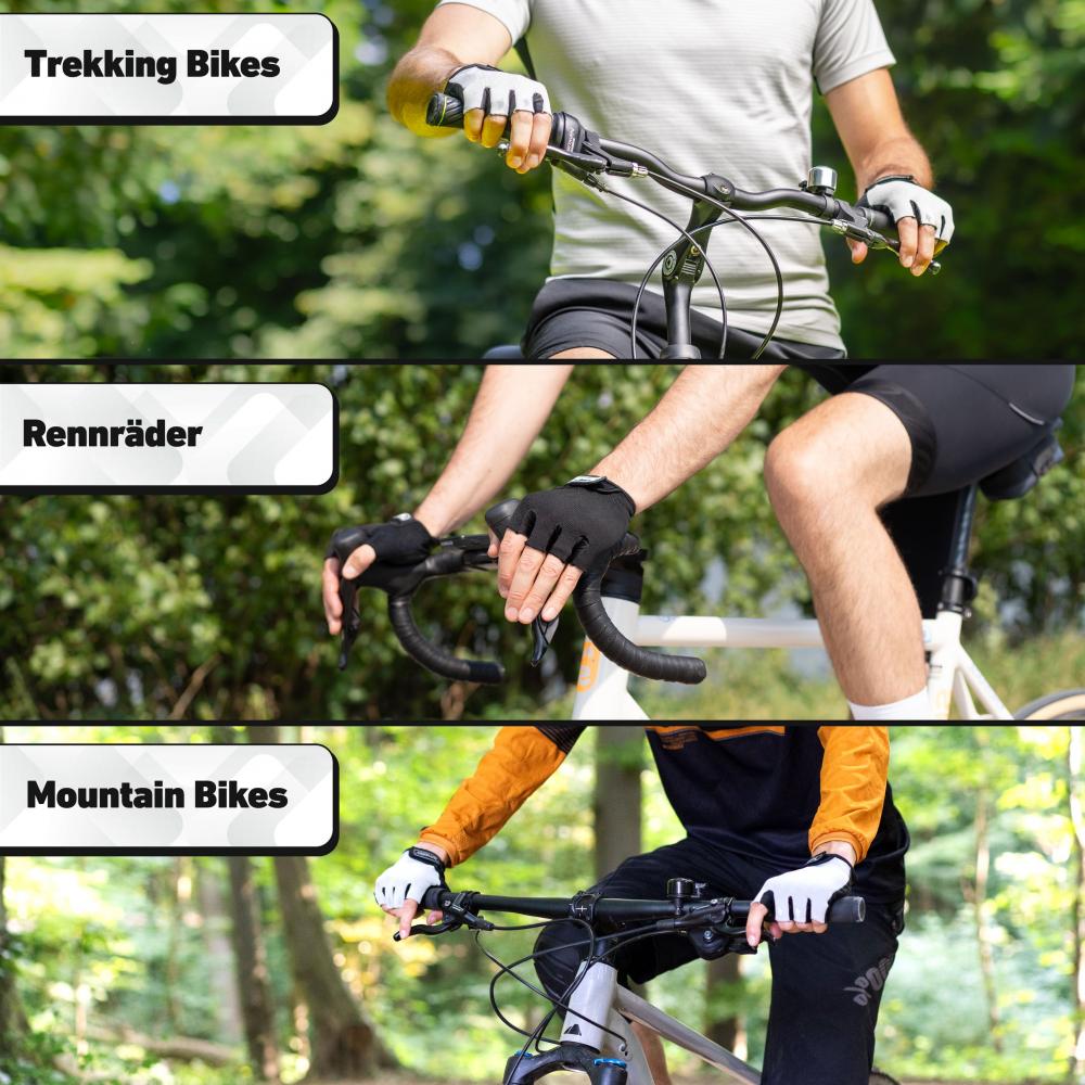 Valkental Handschuhe BikeRider Essential Gr. XXL Schwarz