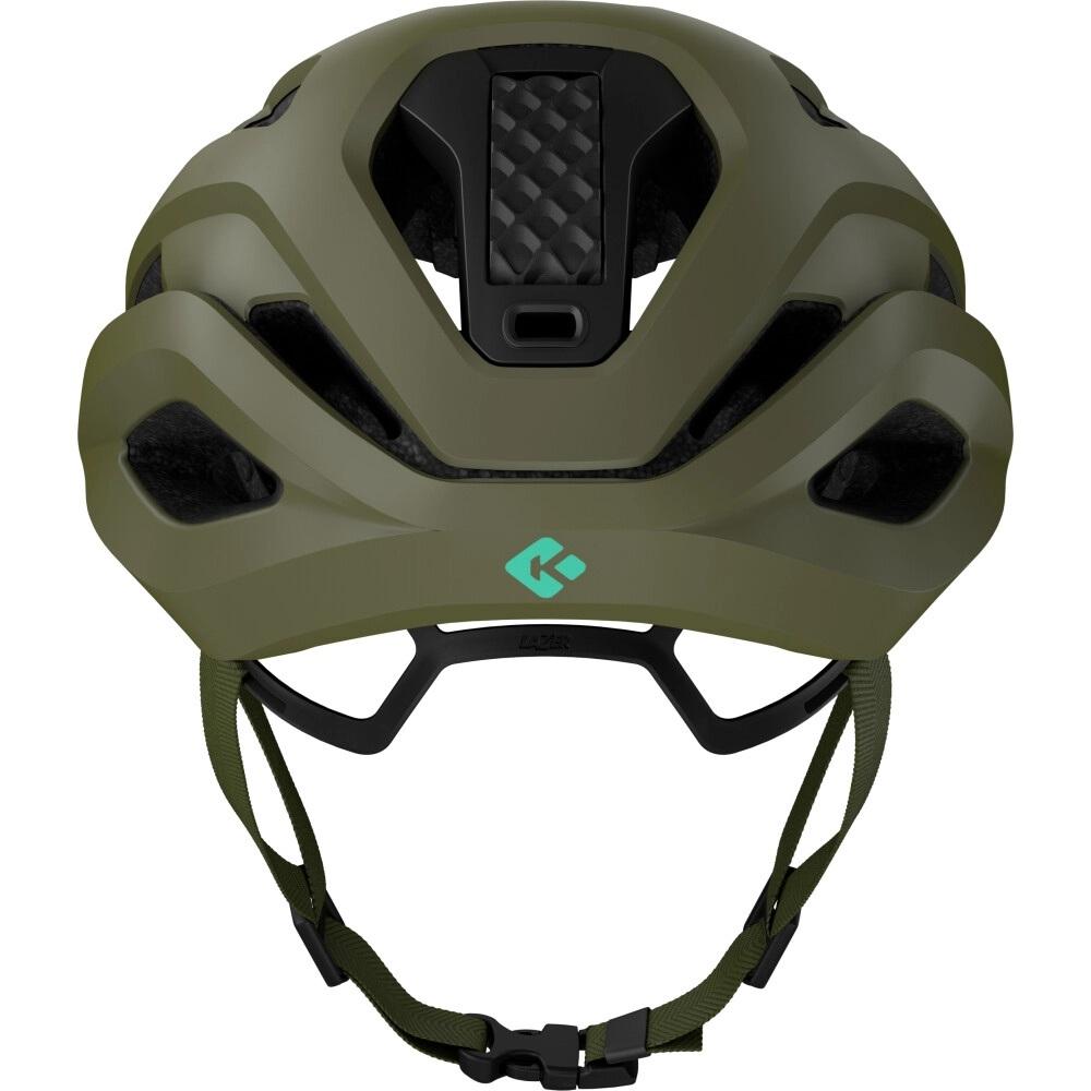LAZER Helm Strada KinetiCore Road Matte Pine Green S - sicherer Rennradhelm mit Top-Belüftung
