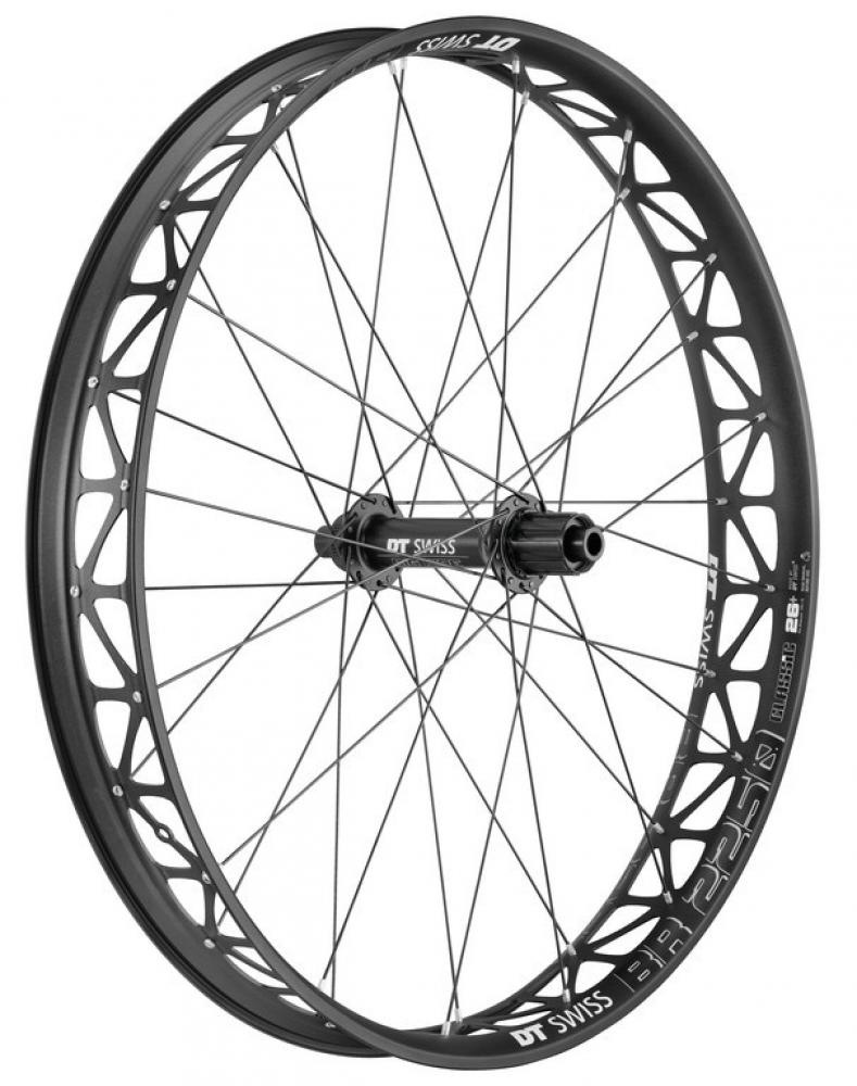 DT Swiss BR 2250 Classic Fatbike Laufrad 26 Zoll schwarz, leichtes Hinterrad.