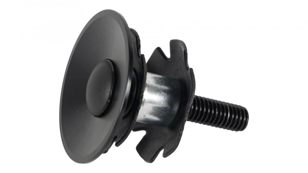 STEER Abdeckkappe HDS SUB - TOP CAP FOR 1-1/8" STEER ALLOY BLACK W/ STEEL BOLT & STAR NUT
