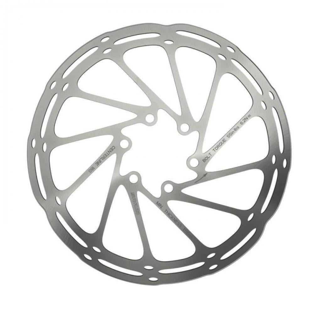 SRAM Centerline Rounded Bremsscheibe 200 mm 6-Loch - starke und leise Bremsleistung - Scheibenbremse