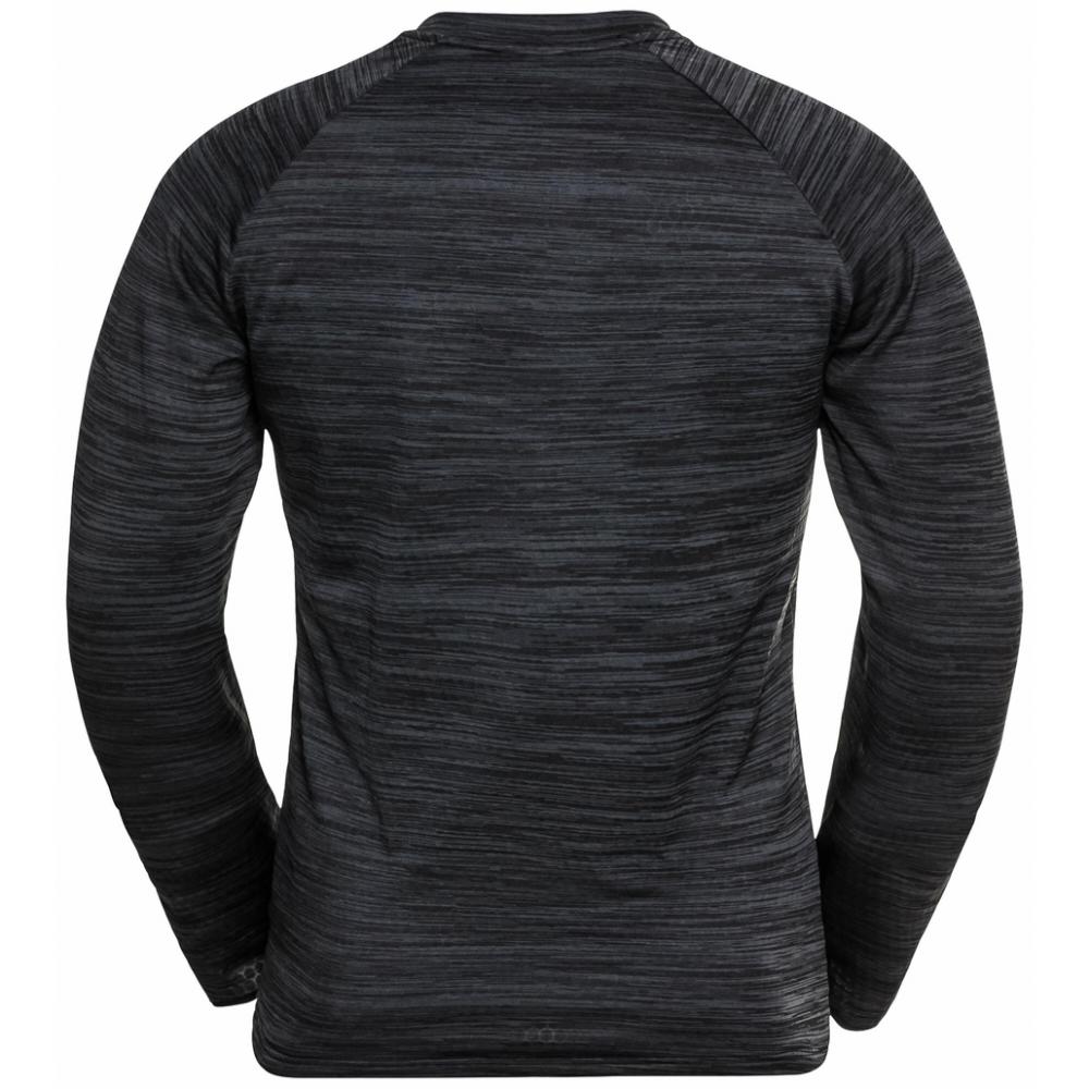 Odlo Men Mid Layer Run Easy black melange Größe XL