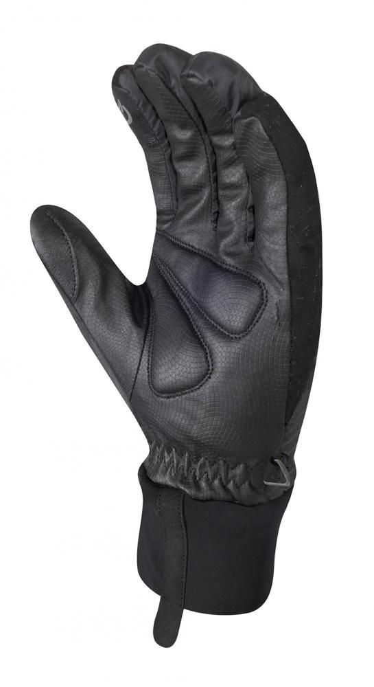 Chiba Classic Winter Vollfingerhandschuh Schwarz Gr. L - unisex, winddicht, Thinsulate-Futter, Touchfunktion & Klettverschluss