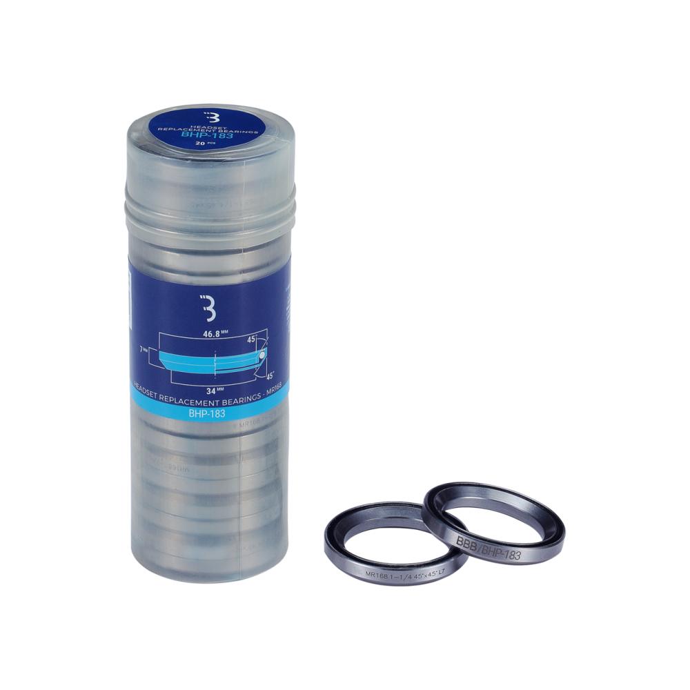 BBB Cycling Steuersatz replacement bearings 1.1/4 Größe 46 schwarz - präzise Ersatzlager