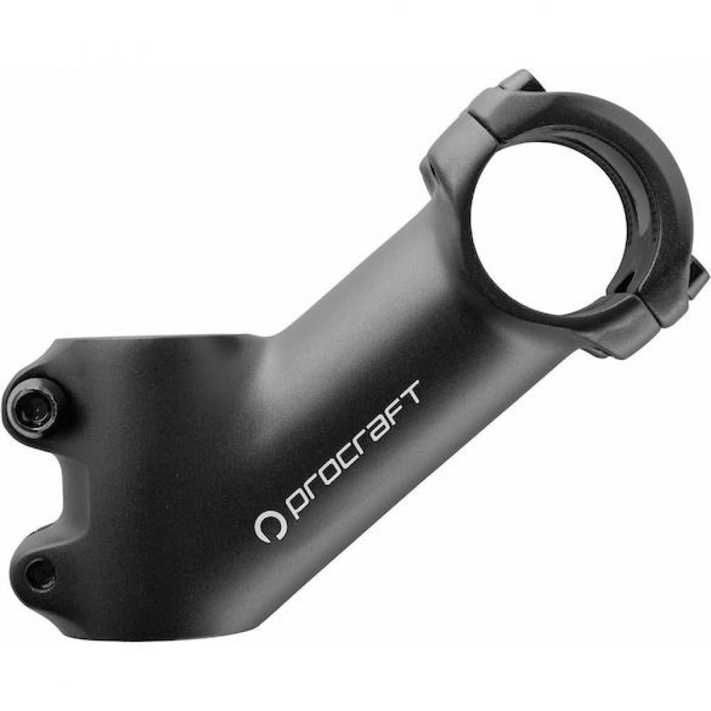 Schwarzer Procraft Vorbau Ahead SL 40 Grad 80 mm für E-MTB mit 31,8 mm Klemmung in der Seitenansicht.