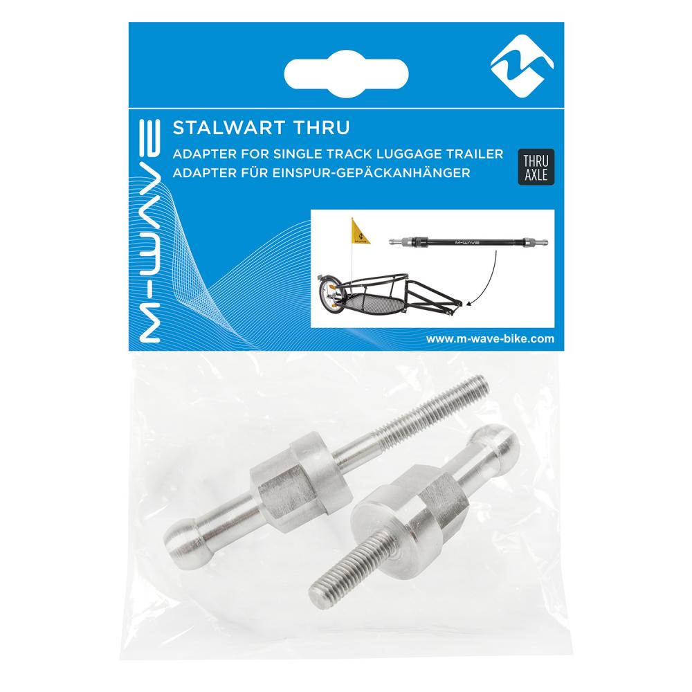 M-WAVE Adapter Stalwart Thru Ersatzteile & Zubehör Adapter für Einspur-Fahrradanhänger