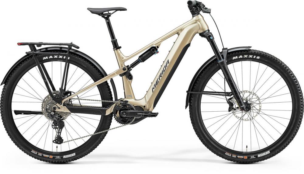 Merida eONE-FORTY 475 EQ IV1 high XS High Cream/schwarz - voll ausgestattetes E-MTB für Trail und Alltag