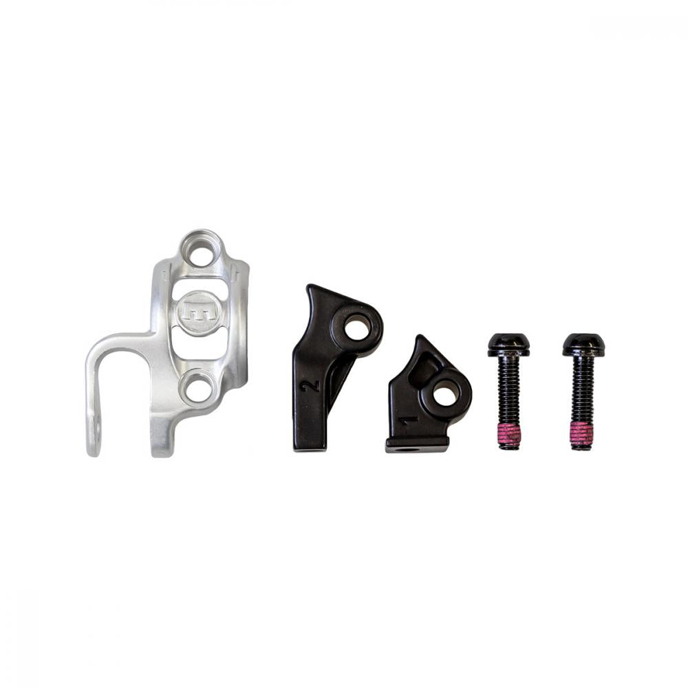 Magura Shiftmix Klemmschelle 1+2 rechts für Shimano I-Spec, Fahrrad-Cockpit-Lösung mit Adaptern und Schrauben.