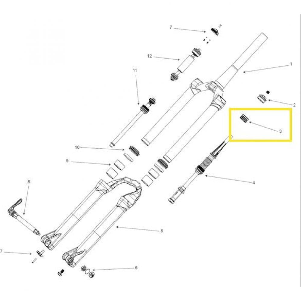 Manitou Luftkolben f. Marvel Pro/Expert, Minute 120 mm - für präzise Fahrwerks-Performance
