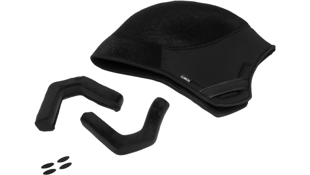 Lumos Ultra Winter Kit schwarz Größe S Thermo-Helmmütze mit winddichtem, wasserabweisendem Design, kompatibel mit Lumos Ultra, Ultra E-Bike, Ultra Fly/Pro