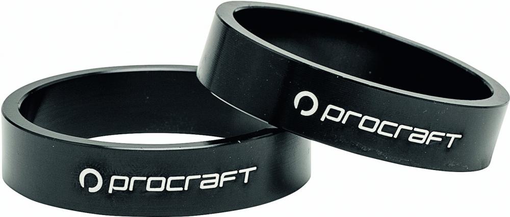 Procraft Ahead Spacer Alu 1.5 Zoll 10 mm 1.5 Zoll schwarz - präzise Lenkerhöhe