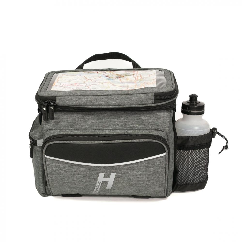 Haberland Lenkertasche Max Plus 10-12 l grau - praktische E?Bike-Lenkerlösung