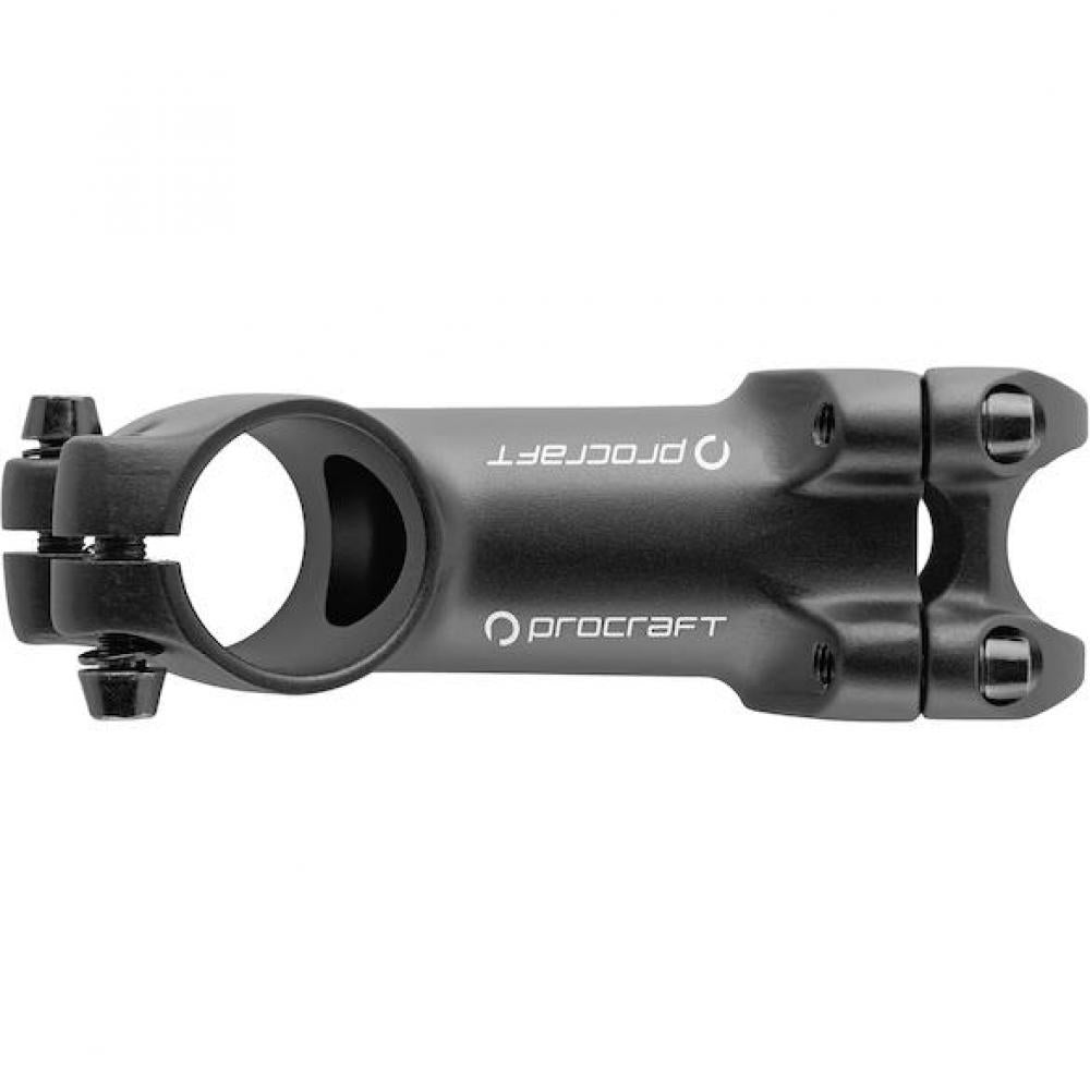 Procraft Vorbau City Pro 25° / 90 mm Schwarz - Ergonomischer Fahrrad-Vorbau aus 6061/T6 Aluminium