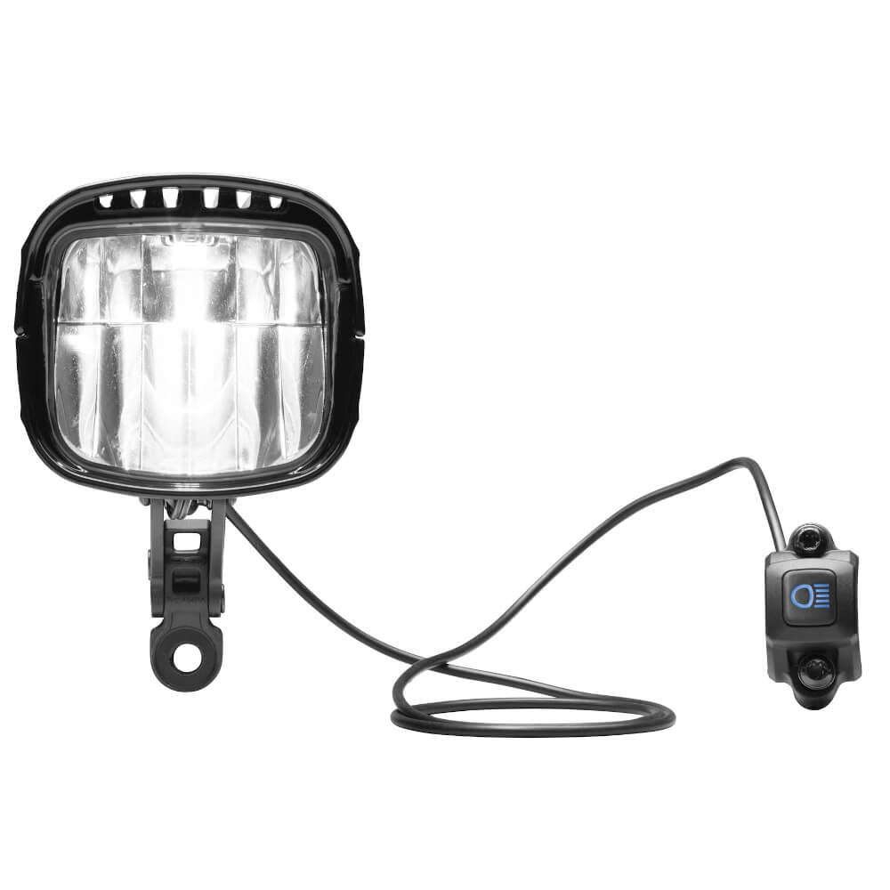 Busch+Müller Lumotec IQ-XL E Highbeam Scheinwerfer 300 Lux - StVZO-zugelassene Frontleuchte für E-Bikes