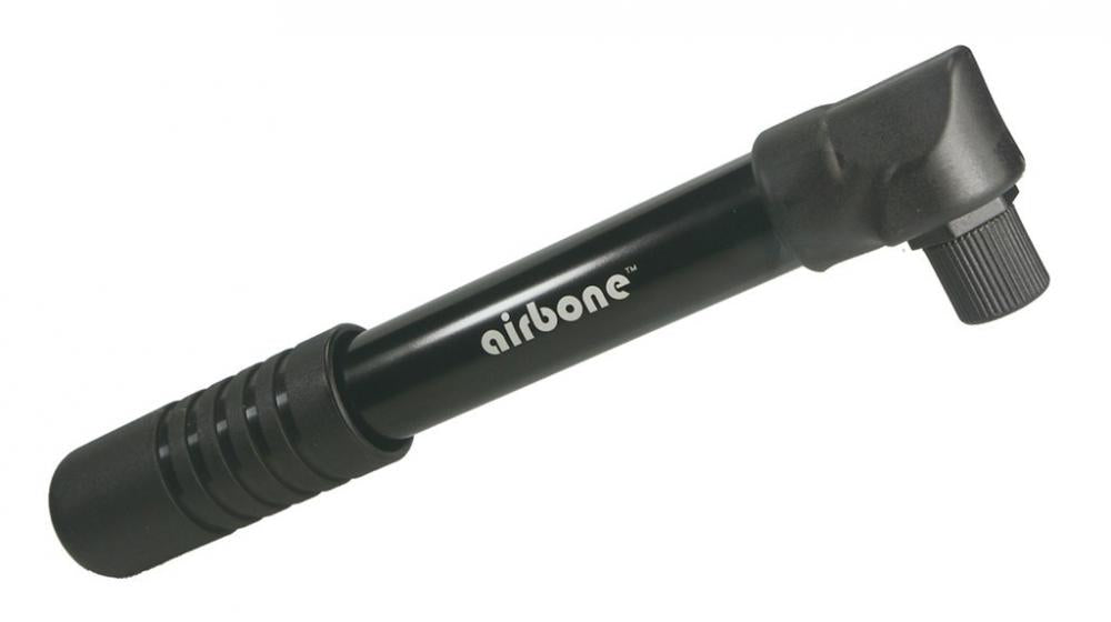 Airbone Minipumpe ZT-514 AV schwarz 192mm mit Halterung für Fahrräder.