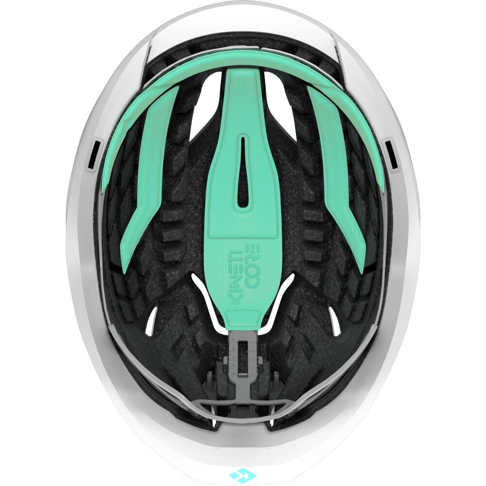 LAZER Helm Vento KinetiCore Road Pure White L 58-61 cm - maximaler Aero-Rennradhelm