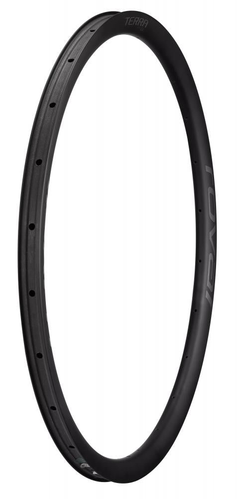 SCOTT Laufradsatz MY21 Terra CL Carbon 700C Disc Brake 24H 25mm - Satin Carbon Gloss Smoke - Felgenbremsbelag