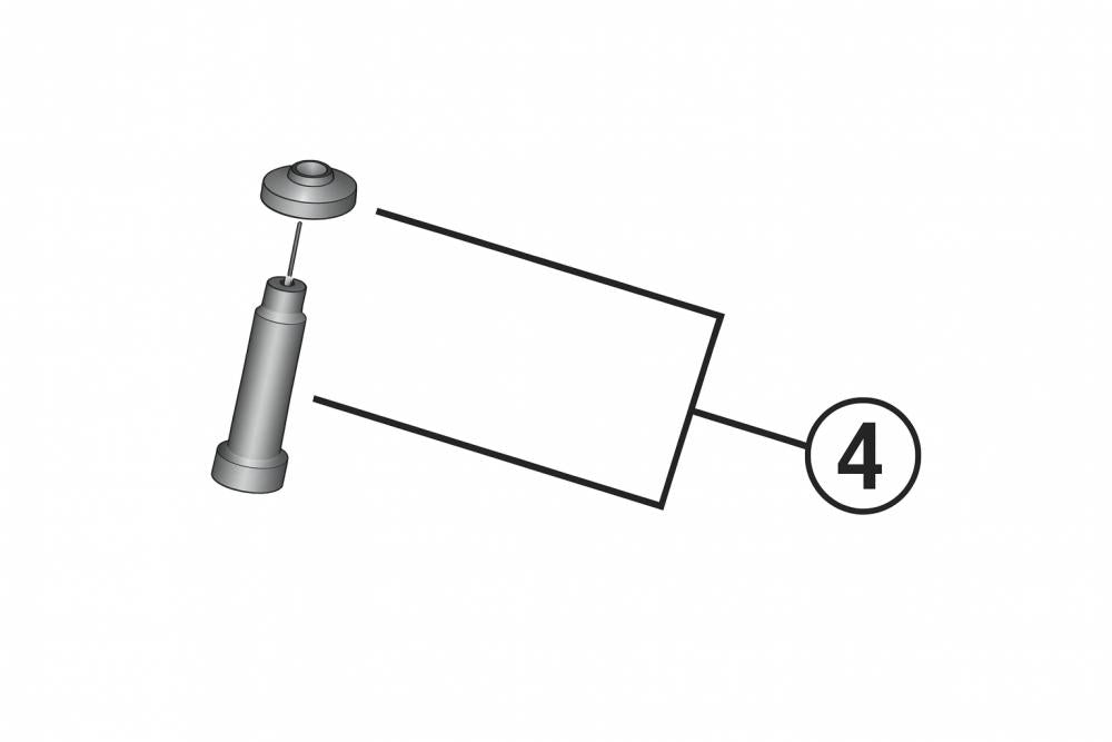 SHIMANO B-Achse & Halter für Standard-Montage RD-R7100 Achse - Ersatzteil für Schaltwerk