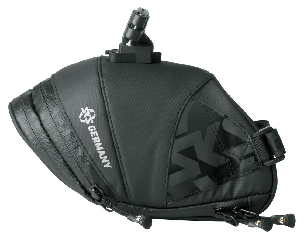 SKS Explorer Click 1800 Satteltasche schwarz, wasserdicht, robust, 1,8L, Klick-Befestigung, reflektierend.
